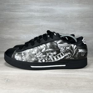 Osiris Serve OG Abel Skateboard Shoes Mens Size 11 Skull Graffiti Skater Vintage